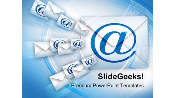 Email Internet PowerPoint Templates And PowerPoint Backgrounds 0711