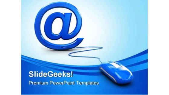Email Internet PowerPoint Themes And PowerPoint Slides 0211