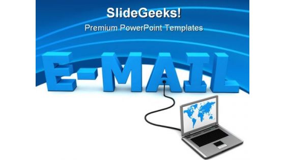 Email Internet Technolgy PowerPoint Template 0810