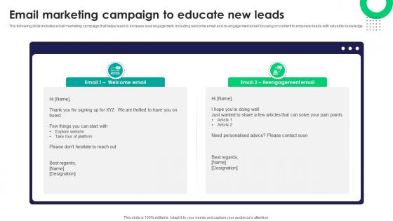 Email Marketing Campaign To Educate New Leads Tactics For Improving Field Sales Team SA SS V Email Marketing Campaign To Educate New Leads Tactics For Improving Field Sales Team SA SS V