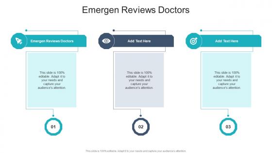 Emergen Reviews Doctors In Powerpoint And Google Slides Cpb