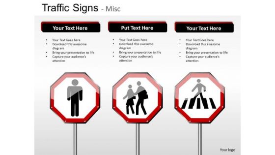 Emergency Traffic Signs PowerPoint Slides And Ppt Diagram Templates