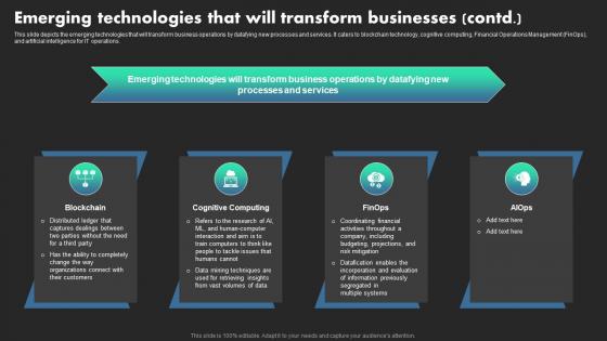Emerging Technologies That Will Transform Businesses Ethical Dimensions Of Datafication Graphics Pdf