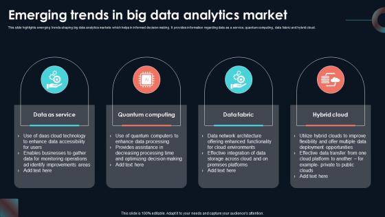 Emerging Trends In Big Data Analytics Developing Strategic Insights Using Big Data Analytics SS V Emerging Trends In Big Data Analytics Developing Strategic Insights Using Big Data Analytics SS V