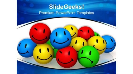 Emotion Icons Enjoyment Shapes PowerPoint Templates And PowerPoint Themes 0812