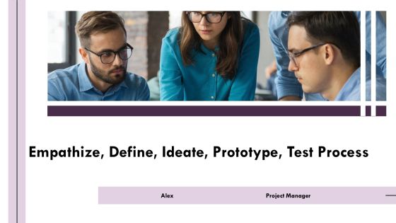 Empathize Define Ideate Prototype Test Process PPT Example AT