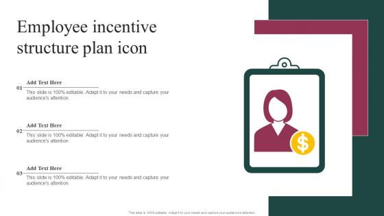 Employee Incentive Structure Plan Icon Themes Pdf