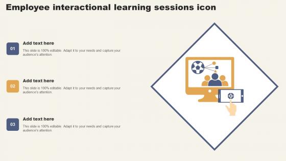 Employee Interactional Learning Sessions Icon Download Pdf