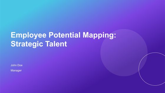 Employee Potential Mapping Strategic Talent PPT Example AT