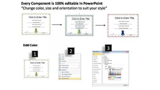 Employee Recognition Certificate PowerPoint Templates