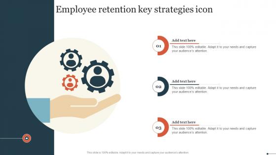 Employee Retention Key Strategies Icon Diagrams Pdf