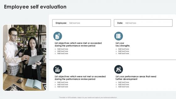 Employee Self Evaluation PPT Template SS Employee Self Evaluation PPT Template SS