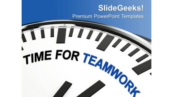 Encourage For Togetherness Teamwork PowerPoint Templates Ppt Backgrounds For Slides 0513