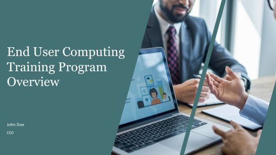 End User Computing Training Program Overview PPT Mockup AT