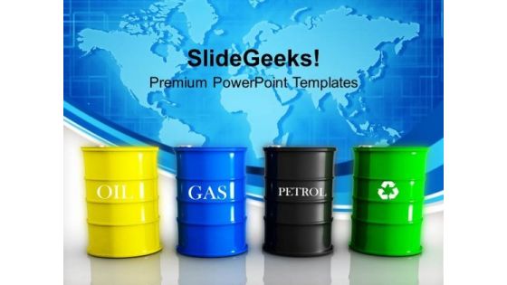 Energy Fuels Globe PowerPoint Templates Ppt Backgrounds For Slides 1212