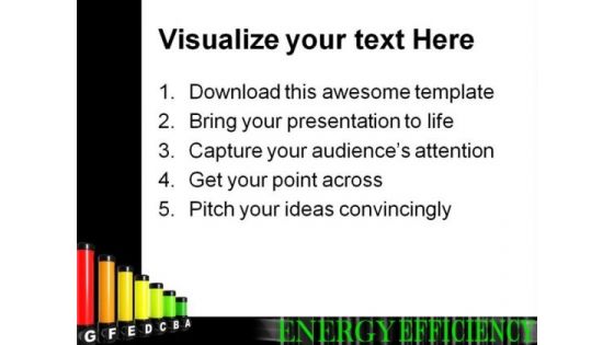 Energy Rating Environment PowerPoint Backgrounds And Templates 1210