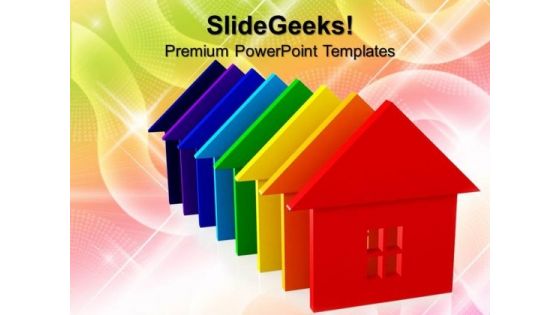 Energy Rating Houses Real Estate PowerPoint Templates And PowerPoint Themes 0912