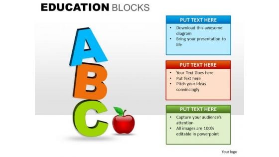 English Alphabets Education PowerPoint Templates And Editable Ppt Slides