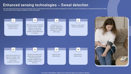 Enhanced Sensing Technologies Sweat Biomedical Data Science And Health Informatics Icons Pdf