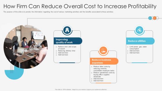 Enhancing Profitability Modelling How Firm Can Reduce Overall Cost To Increase Profitability Enhancing Profitability Modelling How Firm Can Reduce Overall Cost To Increase Profitability