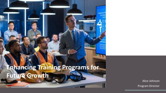Enhancing Training Programs For Future Growth PPT Graphics AT