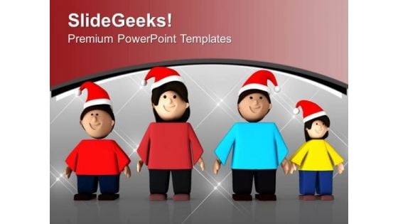 Enjoy Christmas Holiday With Family PowerPoint Templates Ppt Backgrounds For Slides 0613 Enjoy Christmas Holiday With Family PowerPoint Templates Ppt Backgrounds For Slides 0613