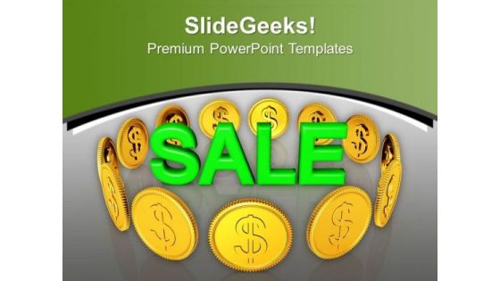 Enjoy Sale And Save Money PowerPoint Templates Ppt Backgrounds For Slides 0613