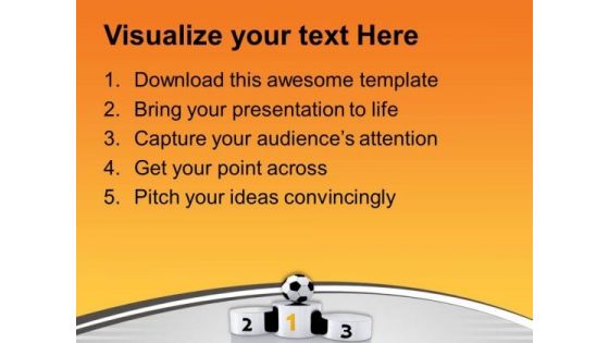 Enjoy The First Position In Game PowerPoint Templates Ppt Backgrounds For Slides 0613