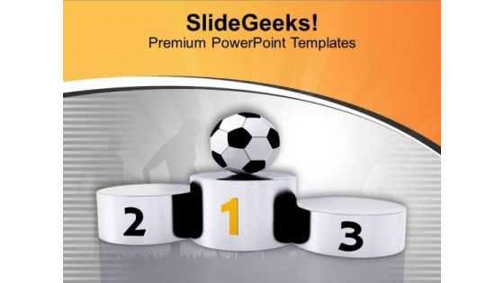 Enjoy The First Position In Game PowerPoint Templates Ppt Backgrounds For Slides 0613