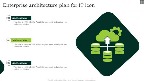 Enterprise Architecture Plan For IT Icon Topics Pdf