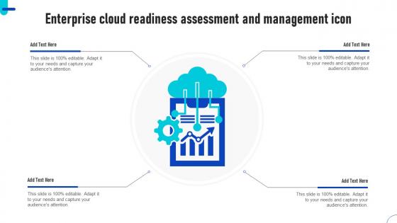 Enterprise Cloud Readiness Assessment And Management Icon Ppt Professional Example Pdf