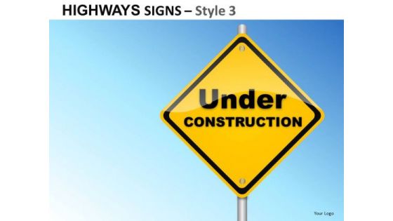 Enterprise Highways Signs 3 PowerPoint Slides And Ppt Diagram Templates