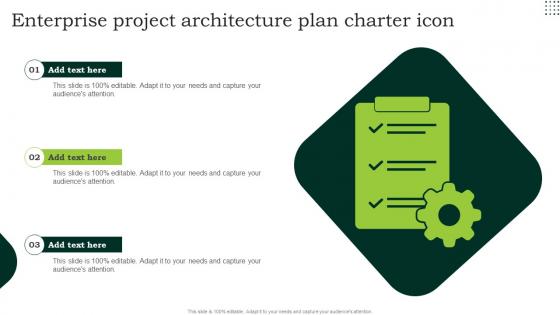 Enterprise Project Architecture Plan Charter Icon Rules Pdf