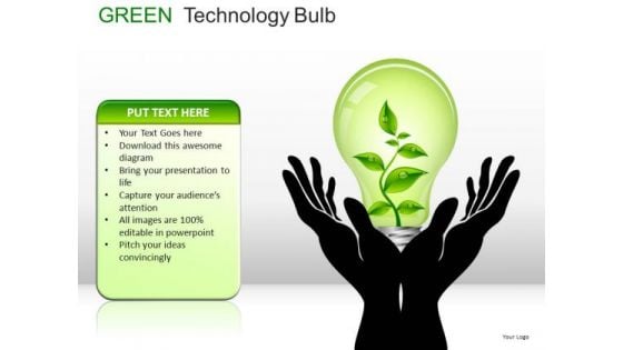 Environmental Green Technology Bulb PowerPoint Slides And Ppt Diagram Templates