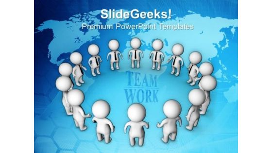 Envolve People For Making A Good Circle PowerPoint Templates Ppt Backgrounds For Slides 0613