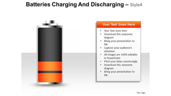 Equipment Batteries Charging 4 PowerPoint Slides And Ppt Diagram Templates