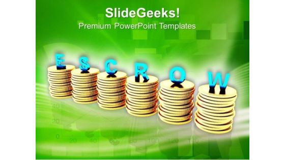 Escrow Depends On Investment Fund Business PowerPoint Templates Ppt Backgrounds For Slides 0313