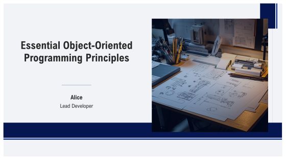 Essential Object Oriented Programming Principles PPT Structure AT
