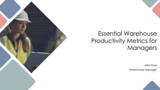 Essential Warehouse Productivity Metrics For Managers PPT Sample AT