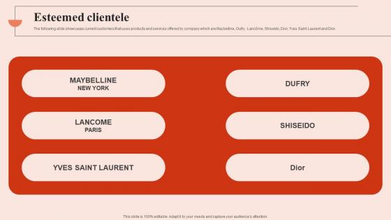 Esteemed Clientele Beauty Brands And Retailers Company Fund Raising Brochure PDF Esteemed Clientele Beauty Brands And Retailers Company Fund Raising Brochure PDF