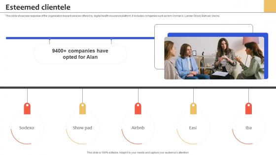Esteemed Clientele Health Insurance Services Management Platform Pitch Deck Esteemed Clientele Health Insurance Services Management Platform Pitch Deck