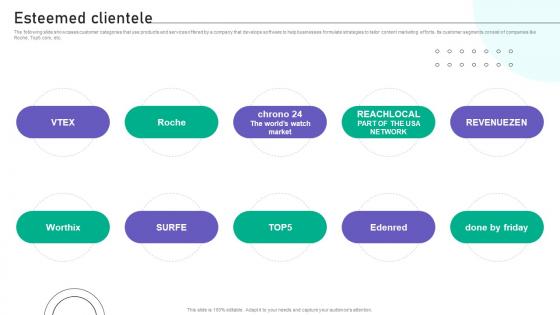 Esteemed Clientele Website Traffic Boosting Tool Investor Funding Elevator Pitch Deck Esteemed Clientele Website Traffic Boosting Tool Investor Funding Elevator Pitch Deck