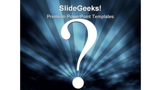 Eternal Questions Metaphor PowerPoint Templates And PowerPoint Backgrounds 0611 Eternal Questions Metaphor PowerPoint Templates And PowerPoint Backgrounds 0611