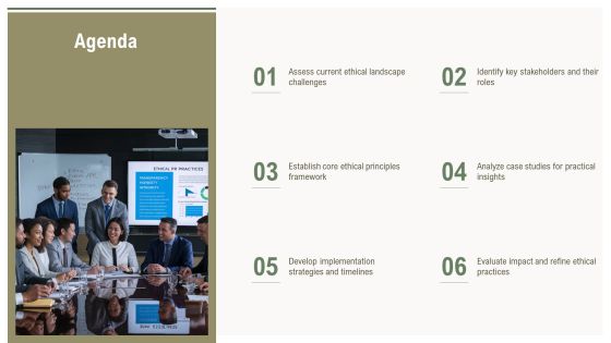 Ethical Framework Development PPT Template AT Slide02