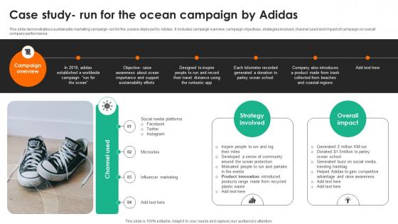 Evaluating Adidas Branding Case Study Run For The Ocean Campaign By Adidas Strategy SS V