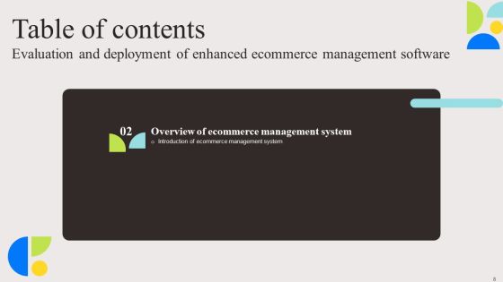 Evaluation And Deployment Of Enhanced Ecommerce Management Software Complete Deck Slide08