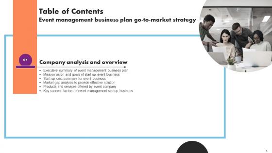 Event Management Business Plan Go To Market Strategy