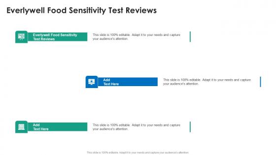 Everlywell Food Sensitivity Test Reviews In Powerpoint And Google Slides Cpb