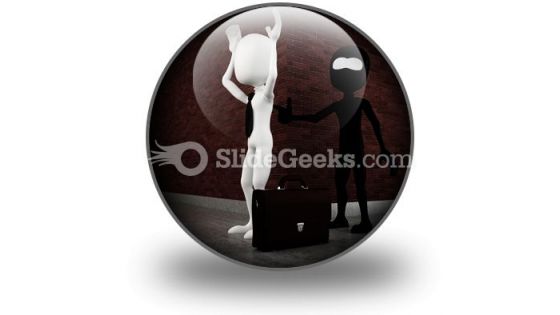Evil Criminal Robbing PowerPoint Icon C Evil Criminal Robbing PowerPoint Icon C