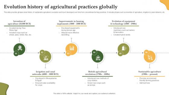 Evolution History Of Agricultural Enhancing Productivity With Adoption PPT Presentation Evolution History Of Agricultural Enhancing Productivity With Adoption PPT Presentation
